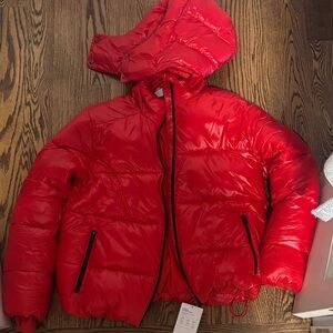 Athleta Red Women's Puffer Jacket
